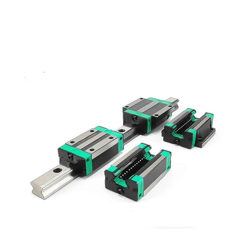 High Precision Linear Guide Rail Kit 4 Pcs HGH15CA HGW15CC Low Friction Block Bearing For CNC Machine Smooth Glide Motion