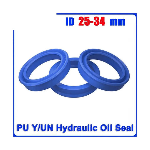 Premium UN Y Type Hydraulic Oil Seal Designed For Excavators To Block Gravel Keep Piston Rods Smooth Prevent Fluid Leaks Blocks Dust And Debris Out Saves Cash On Frequent Service Calls To Run Your Operations Harder With Zero Downtime, PU Y/YUN seal, ID 25-34 mm