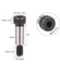 Alloy Steel Shoulder Bolts With Hex Socket Head, 1/4-20 UNC Thread, Shoulder Length 5/8 Inch, Diameter 5/16 Inch dimensions