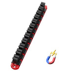 Heavy Duty Magnetic Wrench And Screwdriver Organizer For Workshop And Garage, Space Saving Tool Rack With Strong Magnetic Base