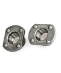 Built Tough M12 Weld Nuts With Tab Base 10 Pack Carbon Steel Machine Screws showing two welded nuts with UNC threads.