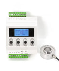 Heavy Duty Load Cell Sensor With Transmitter And Display, Industrial Force And Weight Pressure Sensor With 0-5V 0-10V 4-20mA Outputs, RS485 Modbus Ready, 500 Kg Capacity With Amplifier, front view