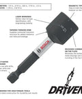 Driven Impact Screwdriving 45-Piece Set In Custom Case 50X Longer Bit Life Precision Milled Tips Torsion Zone Details