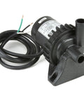 Pro Grade Variable Speed Hot Tub Circulation Pump With Heavy Duty Build And Extended Wiring For Silent Run And No Sweat Upkeep On Most Common Hot Water Jets And Spa Systems, black with wiring attached.