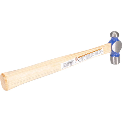 Ball Pein Hammer 4 Oz With Hickory Handle Drop Forged American High Carbon Steel TC504 Pro Grade on a white background.