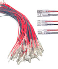 60 Piece Spade Crimp Terminal Kit With 2.8mm 4.8mm And 6.3mm Female Connectors Insulated Sleeves Quick Splice Assortment