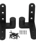 270 Degree Heavy Duty Stainless Steel Door Hinge Kit For Left Or Right Cabinets Bar Doors Fence Gates 130 Lbs Load With Sunk Holes