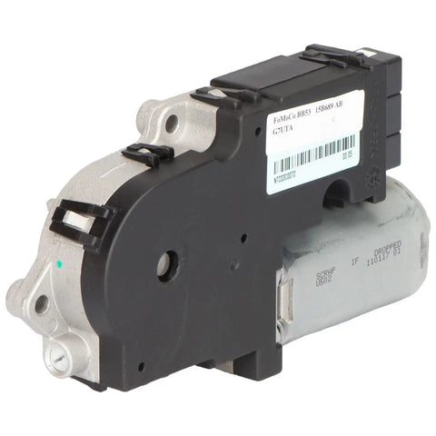 No Sweat Direct Fit Genuine Ford Sunroof Motor Assembly Replacement For Edge Escape Compatible With Bb5z15790a close-up view showing black and silver housing.