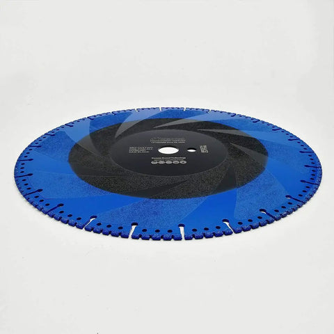 14 Inch Metal Cutting Diamond Blade For Rebar And Steel, All Purpose Cut Off Wheel With Vacuum Brazed Tech on white background