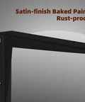 20 Inch Beefy Heavy Duty L Shelf Brackets Black Built From One Fifth Inch Cold Rolled Steel With Solid Welds For Ultra Stable Shelving close-up