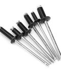 120 Piece Aluminum Blind Rivet Kit With M2.4 M3 M3.2 M4 Rivets Standard Head Smooth Surface DIY Friendly Install For Construction Auto Marine Aircraft Projects