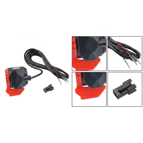 Grab This Super Reliable E Bike Thumb Throttle For Rock Solid Left Or Right Control Over Your Ride And Enjoy Smooth Precise Speed Control With A Durable Flame Retardant ABS Plastic Build That Is Totally Built To Last. 168cm wire, ABS plastic