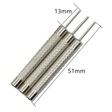 Watch Band Remover Tool Kit With Portable Spring Remover, Pin Punch Set And Watch Block, Blue Color, stainless steel pins 51mm x 13mm