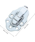 Retro Draw Latch Lock Set For Jewelry Boxes Silver Metal Hasp Buckle With 25mm And 16mm Hole Spacings Easy Install Prevents Accidental Opening