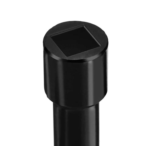 Multi Functional 4 Way Utility Keys For Gas Meter Water Box And Electric Cabinet 2 Pack Panel Keys In Black, close-up view of key end
