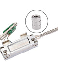 Pro Shop Digital Caliper And Triple Axis Digital Readout Set With 0.001mm Precision Linear Steel Bars For Lathe Mill CNC Machines showing detailed components.