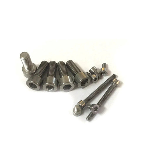 Kickass M3 Hex Socket Head Machine Screws And Round Head Titanium Bolts For Gritty Metalworking and Weekend Shop Builds Pro Grade Tight Tolerance Hardware Fasteners, assortment of titanium bolts