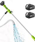 Cordless Stick Transfer Pump For Water And Diesel, 720 GPH Fast Drain, 60 Minute Runtime, Slim 2.2 Inch Head with batteries