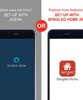 Setup options for BR30 Smart Flood Light Bulbs With WiFi No Hub Needed 650 Lumen Daylight 60W Equivalent E26 Base Works With Alexa And Google Assistant