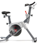 Prime Magnetic Belt Drive Indoor Stationary Cycling Bike With Bluetooth App Connectivity And Two Stage Transmission System side view
