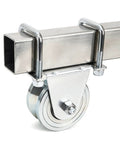 Heavy Duty 4 Inch V Groove Gate Wheel With Dual U Bolts For Sliding Gates Up To 3000 Lbs External Mount No Welding Needed Inverted V