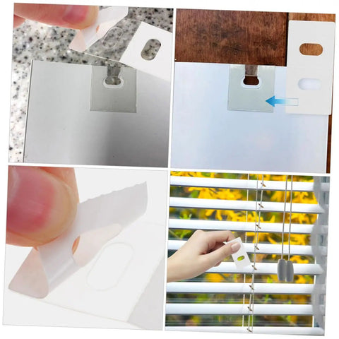Vertical Blind Repair Tabs Pack Of 50 For Easy Replacement Fixers With Quick Repairs Multimaterial Compatible Tabs in use