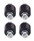 Four Pack Five Sixteenth Inch By Eighteen NC Garage Door Opener Vibration Isolator Kit Replacement For 89LM with rubber dampening and bolts