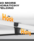 Close-up of hook setup on Pop Up Gazebo 10x20 Foot Instant Portable Canopy Shelter Easy One Person Setup No Fuss Folding Tent.