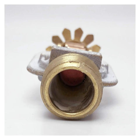 Top-Tier Copper Pendent Fire Sprinkler Head 100C Standard Response K80 DN15 1/2 NPT Thread close-up view showing opening.