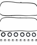 Drop In Engine Valve Cover Gasket Set Fits Honda Accord Pilot Ridgeline Acura MDX RL TL Saturn Vue 3.0L 3.2L 3.5L 3.7L 2003 2004 2005 2006 2007 2008 2009 2010 Premium OE Grade Seal Kit For Leak Free Performance And Easy Install