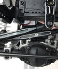 Kaos Panhard Bar And Steering Tie Rod Set For DL-Series F450 SD RC Cars 57mm CNC Aluminum Black Upgrade Kit 3-Piece Precision Steering Linkage To Improve Handling Rugged Heavy-Duty Aluminum Build For Realistic Performance.