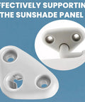 Subaru Sun Visor Mount Clip Replacement Kit 2 Pieces For Forester 2008 2018 Crosstrek 2013 2018 Impreza 2010 BRZ 2013 2020 Scion FR S Toyota FT86 2013 2020 Visor Pivot Mount Repair close-up view