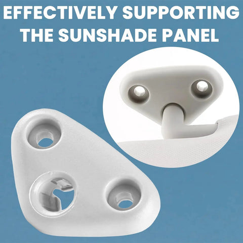 Subaru Sun Visor Mount Clip Replacement Kit 2 Pieces For Forester 2008 2018 Crosstrek 2013 2018 Impreza 2010 BRZ 2013 2020 Scion FR S Toyota FT86 2013 2020 Visor Pivot Mount Repair close-up view