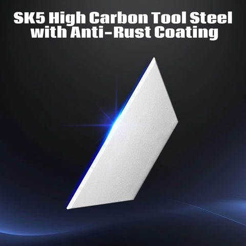 SK5 high carbon tool steel blade with anti-rust coating for Drag Knife Cutter For CNC Router With 1 Eighth Inch Shank And Dual Bearings
