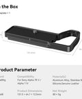 Baseplate For Sony A7 V A7R V A7 IV With Quick Release Plate And Arca Compatible QD Interface Anti Scratch And Anti Deflection