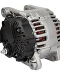 Side view of Drop In Ready Alternator For Hyundai Sonata 2010 2013 And Kia Optima 2011 2013 12V 100Amp Chrome Finish 1 Groove Pulley CW
