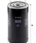 W9504 Spin On Oil Filter Replacement For VW EuroVan 1992 1998 And Transporter 1992 1994 Plus Volvo 740 1985 1986 745 760 765 Classic Rigs