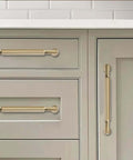 2 Pack 10 Inch Champagne Bronze Cabinet Pulls Heavy Duty Solid Handles for Kitchen Cabinets Cupboards Drawers and Bathroom
