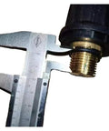 Brass Safety Valve For Heavy Duty Pressure Washer, No Slip Washer Design Keeps It Tight And Vibration Resistant, Compatible With SC1 SC2 SC3 SC4 SC5 SG4-4, brass threaded fitting measured with caliper
