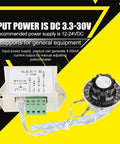 4-20mA Current Output Generator Module with 12-24V DC power, potentiometer, and adjustable analog signal source for PLCs.