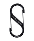 SBiner Stainless Steel Dual Carabiner Clip Set For Camping And Hiking Gear Multi Purpose Key Holder And Gear Organizer Size 2 Black