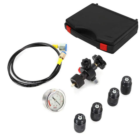 3500 Psi Hydraulic Accumulator Nitrogen Charging Kit With Gas Valve Test Kit And Inflatable Tool For Beefy Pressure Testing And Easy Inflation Checks, Compact Safe Heavy Duty
