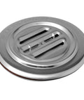 Satin Anodized Aluminum No-Draft Speak-Thru For Ticket Windows And Box Offices, Easy To Install, Theft-Proof, 5-5/16 Inches