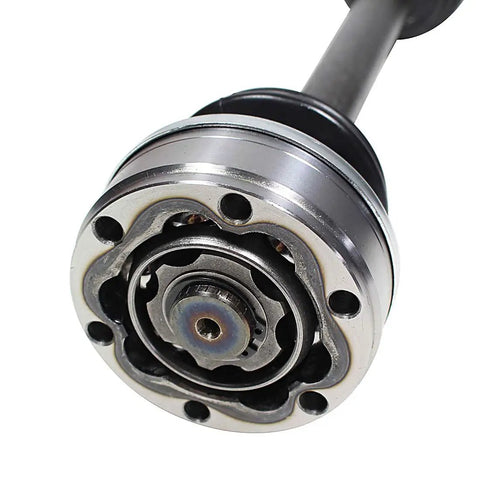 Close-up of rear left and right beefed up CV axle kit for 1966 to 1979 Super Beetle and 1966 to 1968 Porsche 912 with grease tubes