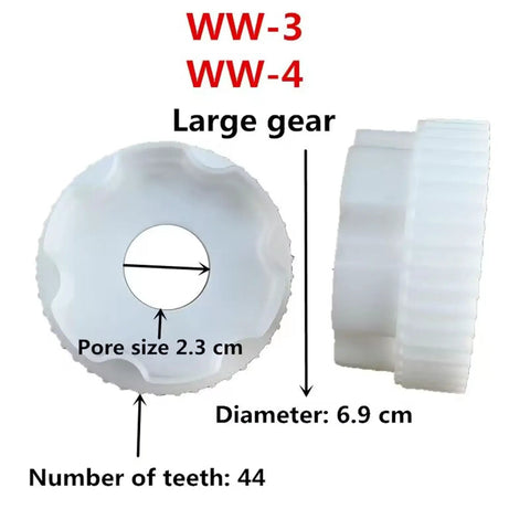 Kids Ride On Toy Car 390 Gearbox Gear Set WW-3 WW-4 large gear 44T, 2.3 cm pore size, 6.9 cm diameter