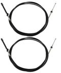 13ft Boat Throttle And Shift Cables Set For Mercury MerCruiser Outboard Remote Control 600A Gen I Replacement CC17913 Dual 13 Foot Cables For Smooth Acceleration And Snappy Gear Shifts 2 Pack.
