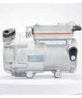 Heavy Duty 312V DC Electric Automotive Air Conditioning Compressor 34CC direct swap unit for EV buses view from the side.