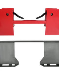 Beefy Universal Skid Steer Quick Tach Mount Plate And Conversion Adapter for Bobcat and Kubota, 3/8 inch thick steel plate