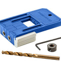 Quarter Inch Doweling Jig Kit With Bit And Stop Collar, Built Tough In Glass Reinforced Nylon Drill Guide For Real Deal Alignment