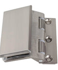 Heavy Duty Glass Door Hinge With Silent Hydraulic Soft Close Aluminum Alloy Sliding Hinge for Office Partitions